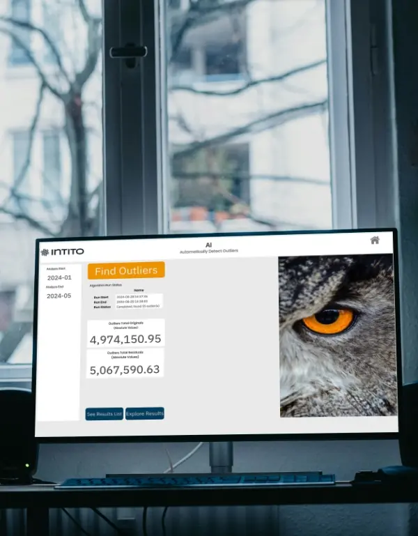 Intito Visio Solution on a screen
